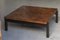 Tavolino da caffè quadrato in legno wengé, anni '60, Immagine 1