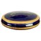 Cobalt Blue Porcelain Box attributed to Malbec and Treillard, Image 1