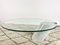Swiss K1000 Coffee Table in Glass and Carrara Marble by Ronald Schmitt, 1970s 1