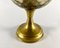 Vintage Kerosene Table Lamp in Brass & Glass 6