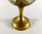 Vintage Kerosene Table Lamp in Brass & Glass, Image 6