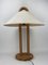 Danish Scandinavian Pine Table Lamp attributed to Lys, 1970s 3