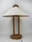 Danish Scandinavian Pine Table Lamp attributed to Lys, 1970s, Image 3