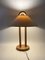 Danish Scandinavian Pine Table Lamp attributed to Lys, 1970s, Image 6