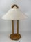 Danish Scandinavian Pine Table Lamp attributed to Lys, 1970s, Image 1