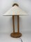 Danish Scandinavian Pine Table Lamp attributed to Lys, 1970s, Image 15
