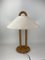 Danish Scandinavian Pine Table Lamp attributed to Lys, 1970s 18