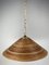 Pencil Split Reed Rattan Bamboo & Brass Pendant Lamp by Gabriella Crespi, 1970s, Image 10