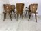 Mid-Century Brutalist Wood Dining Chairs, 1950s, Set of 6 18