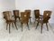 Mid-Century Brutalist Wood Dining Chairs, 1950s, Set of 6, Image 2