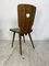 Mid-Century Brutalist Wood Dining Chairs, 1950s, Set of 6, Image 17