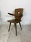 Mid-Century Brutalist Wood Dining Chairs, 1950s, Set of 6 12