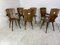 Mid-Century Brutalist Wood Dining Chairs, 1950s, Set of 6 20