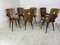 Mid-Century Brutalist Wood Dining Chairs, 1950s, Set of 6, Image 20