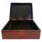 Boîte Antique Laquée Rouge, 1800s 4