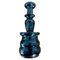 Großer Chinesischer Altar Kerzenhalter aus Schwarz Emaillierter Keramik, 19. Jh. 1