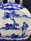 Jarrón chino de porcelana blanca y azul, 1915, Imagen 5