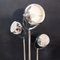Lámpara de pie vintage de acero cromado con tres puntos, años 60, Imagen 5