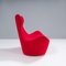 Red Highback Papilio Loveseat Sofa by Naoto Fukasawa for B&B Italia, 2010s, Image 3