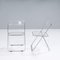 Plastic Plia Folding Chairs attributed to Giancarlo Piretti for Castelli, 1960s, Set of 2, Image 2