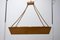 Wooden Pendant Lamp attributed to Jizba, Czechoslovakia, 1950s, Image 13