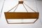 Wooden Pendant Lamp attributed to Jizba, Czechoslovakia, 1950s, Image 10