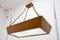 Wooden Pendant Lamp attributed to Jizba, Czechoslovakia, 1950s 3