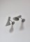 Wall Lamps in Grey Lacquer attributed to Arne Jacobsen for Louis Poulsen, 1960s, Set of 2, Image 3