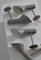 Arne Jacobsen zugeschriebene grau lackierte Wandlampen für Louis Poulsen, 1960er, 2er Set 18