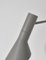 Arne Jacobsen zugeschriebene grau lackierte Wandlampen für Louis Poulsen, 1960er, 2er Set 12