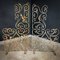 Large Wrought Iron Room Dividers, Egypt, Set of 2 1