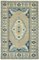 Tapis Vintage en Laine et Coton d'Anatolie 1