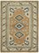 Anatolischer Vintage Teppich aus Wolle & Baumwolle 1