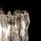 Lámpara de araña Poliedri de cristal de Murano al estilo de Carlo Scarpa, años 80, Imagen 14