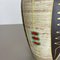 Fat Lava Keramik Vase mit Streifen & Punkten Jasba Ceramics, Deutschland, 1950er 6