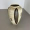 Fat Lava Pottery Stripe & Dots Vase Jasba Ceramics, Germany, 1950s 5