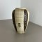 Fat Lava Keramik Vase mit Streifen & Punkten Jasba Ceramics, Deutschland, 1950er 3