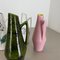 Vintage Fat Lava Pottery Vases attributed to Scheurich Foreign, Germany, 1950s, Set of 4, Image 16