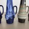 Vintage Pottery Fat Lava Vases attributed to Scheurich, Germany, 1970s, Set of 4, Image 11