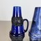 Vintage Pottery Fat Lava Vases attributed to Scheurich, Germany, 1970s, Set of 4 7