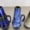 Vintage Pottery Fat Lava Vases attributed to Scheurich, Germany, 1970s, Set of 4 9