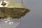 Lampada a sospensione in ottone e bronzo con paralume in vetro tagliato, Francia, inizio XX secolo, Immagine 10