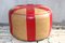 Moroccan Pouf Leather Ottoman, 1960s, Image 1