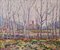 Post Impressionist Artist, Landscape, Late 20th Century, Oil on Board, Framed 1
