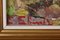 Artista Post Impressionista, Paesaggio, Fine XX secolo, Olio su tavola, Con cornice, Immagine 8
