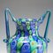 Große antike Millefiori Vase mit Griffen von Toso Murano Brothers, 1910 5