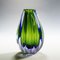 Murano Murano Glas Vase von Flavio Poli für Seguso, 1950er 2