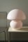 Lampada grande vintage a forma di fungo rosa di Murano, anni '70, Immagine 1