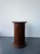 Round Pedestal Side Table with Cupboard, Image 1