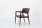 Dänischer Sessel aus Leder & Holz von W. Beck für Larsen & Madsen, 1950 4